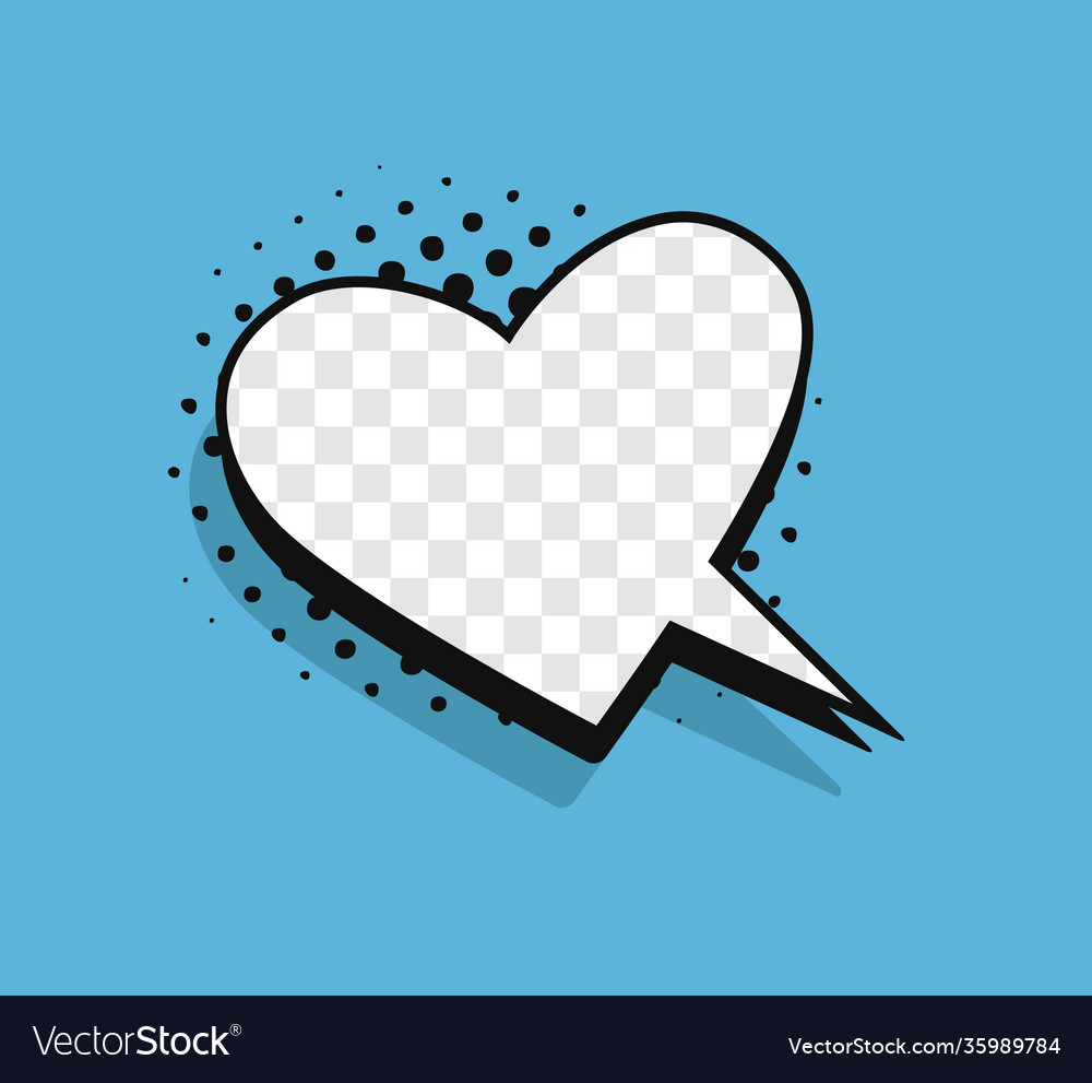 Pop art speech bubble without text vector image Pop art speech bubble without text