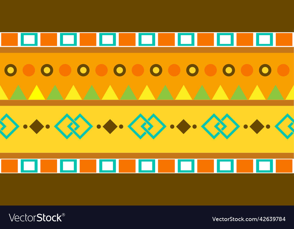 Seamless pattern with circle square and triangle
