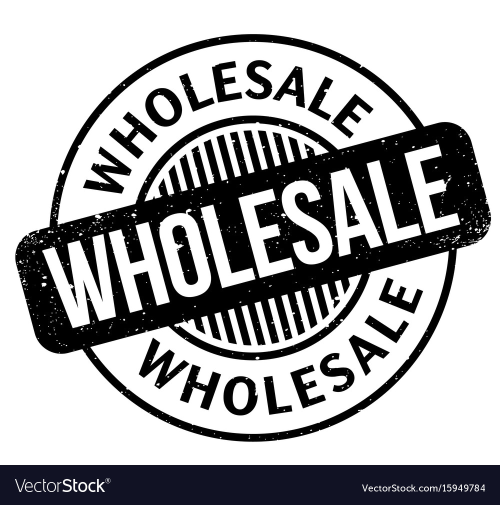 Wholesale Rubber Stamp Royalty Free Vector Image