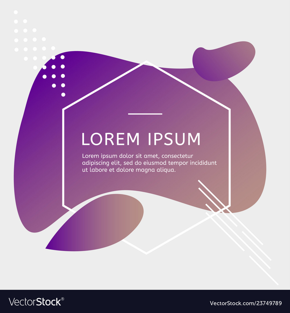 Abstract template with neon elements simple
