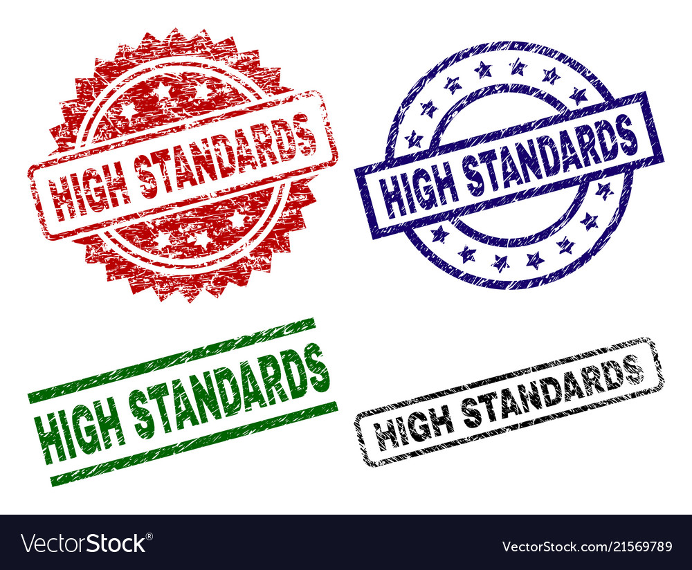 Geschädigte strukturierte hohe Standard-Siegelstempel