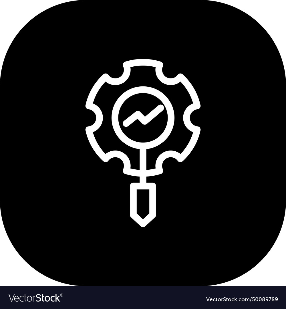 Development project icon with black vector image Development project icon with black