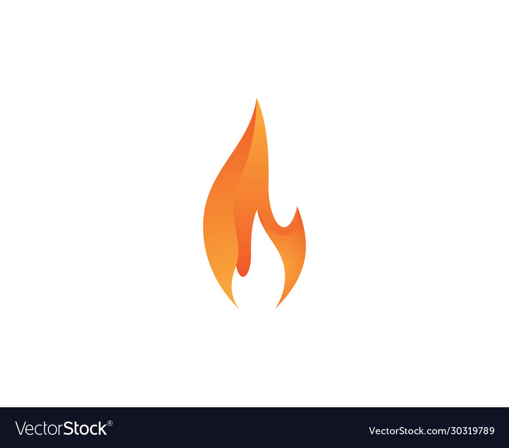 Fire symbol icon Royalty Free Vector Image - VectorStock