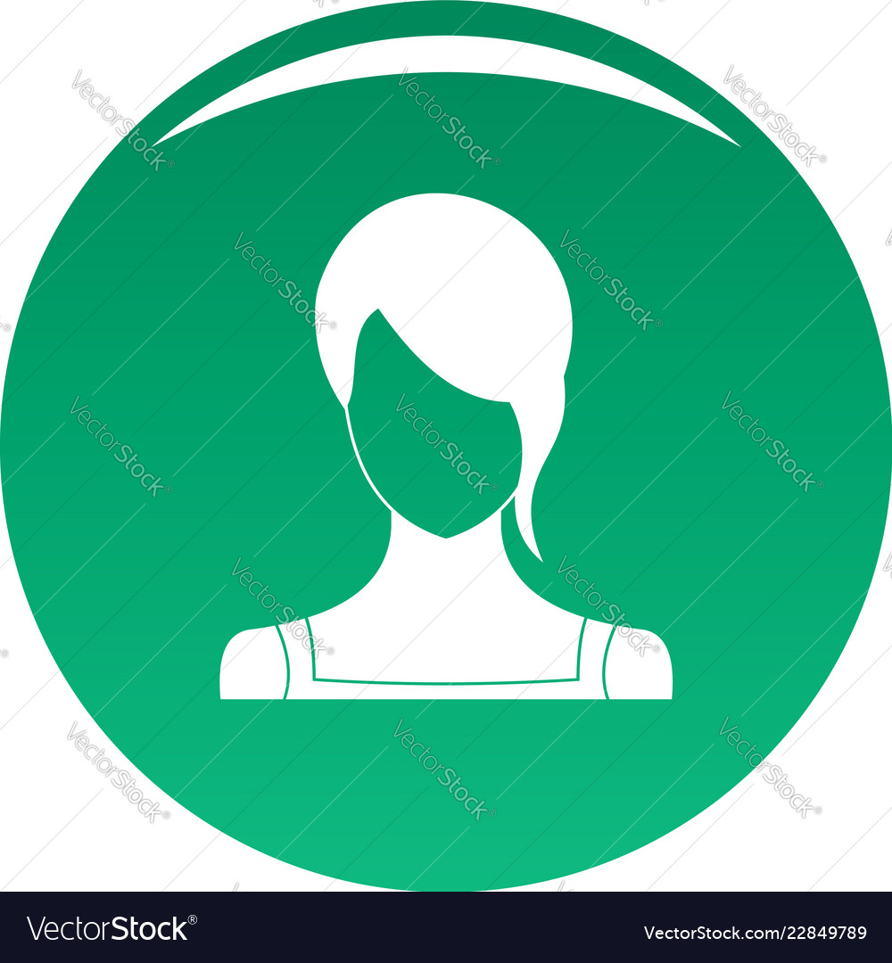 Avatar girls icon vector. Woman icon illustration. Face of female icons  cartoon style. Isolated woman avatar for ui and web design. Stock Vector