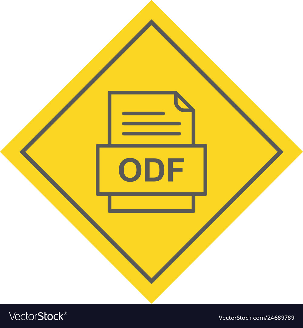 Odf file document icon