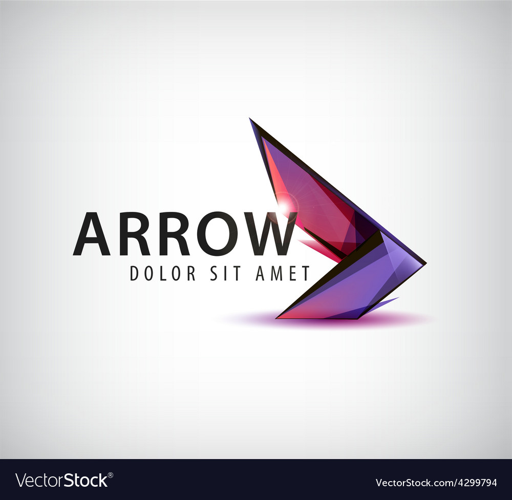 Abstract arrow Royalty Free Vector Image - VectorStock