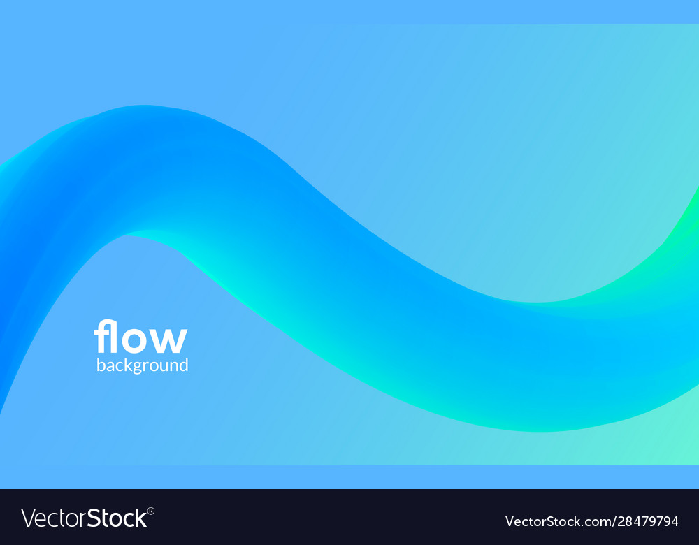 Abstract futuristic flow background wave pattern Vector Image Abstract futuristic flow background wave pattern