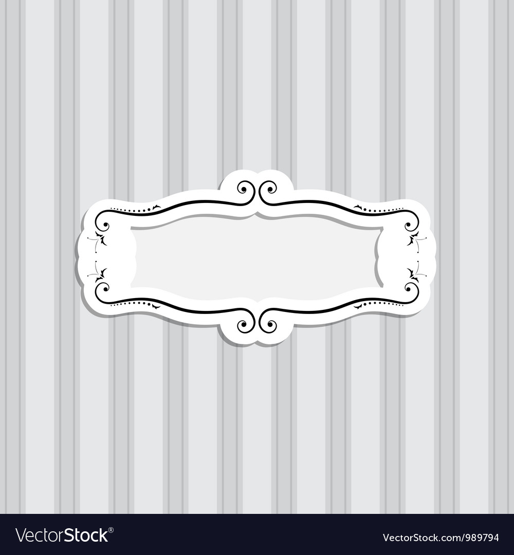 Background and frame