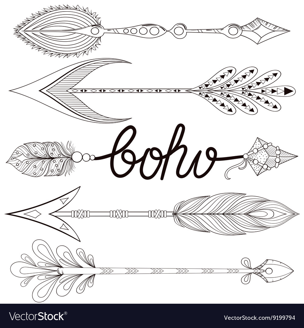 Bohemian Arrows & Feathers