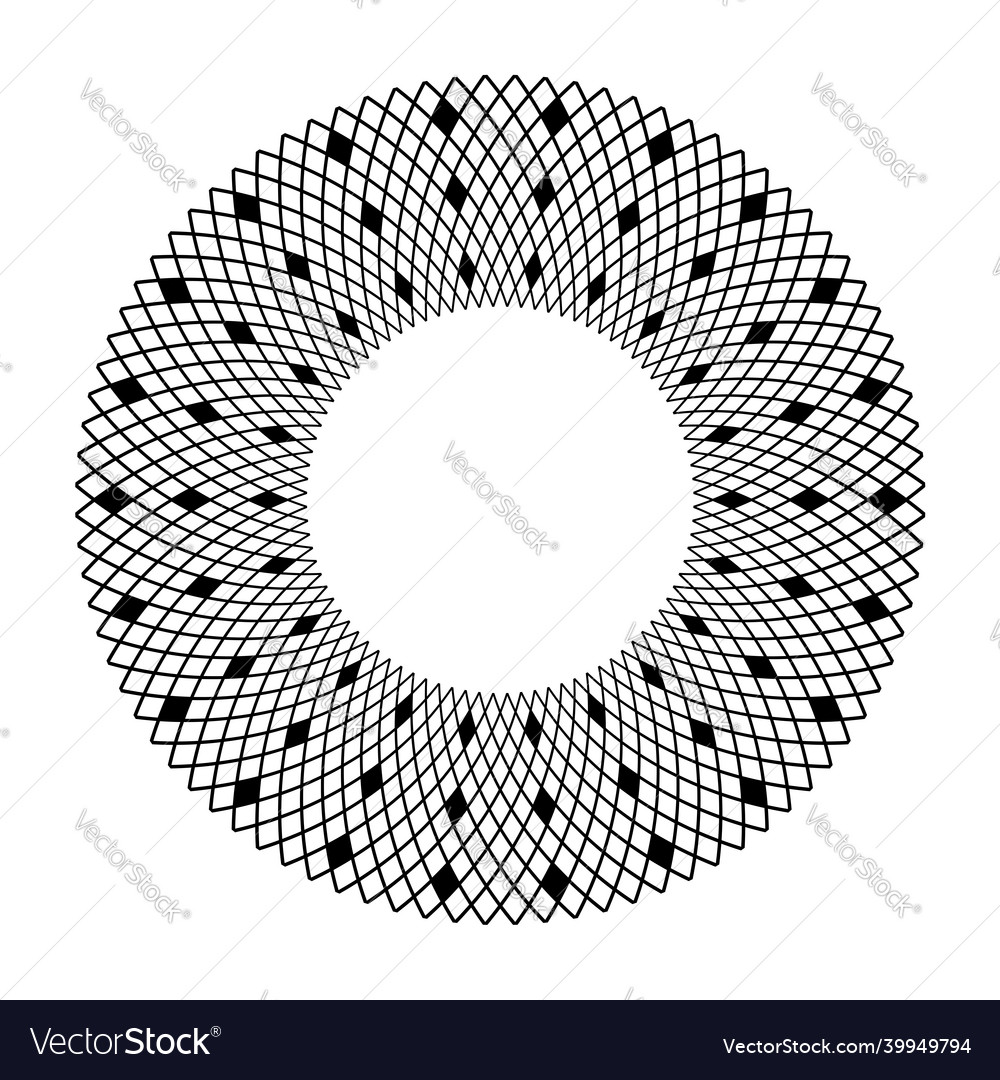 Circle pattern vector image Circle pattern