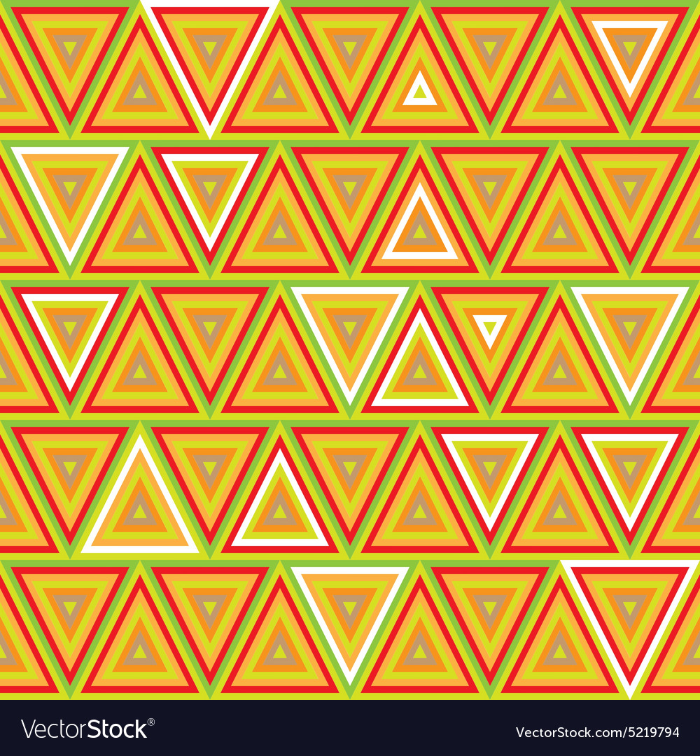 Colorful triangles pattern background