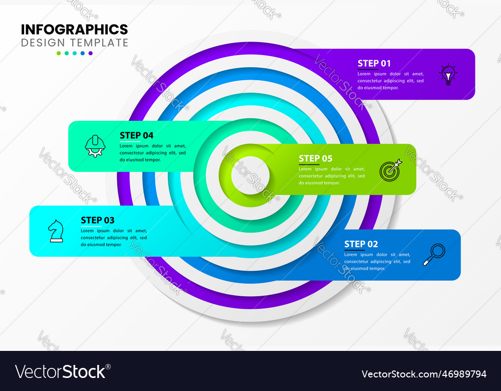 Infographic Design Template kreatives Konzept