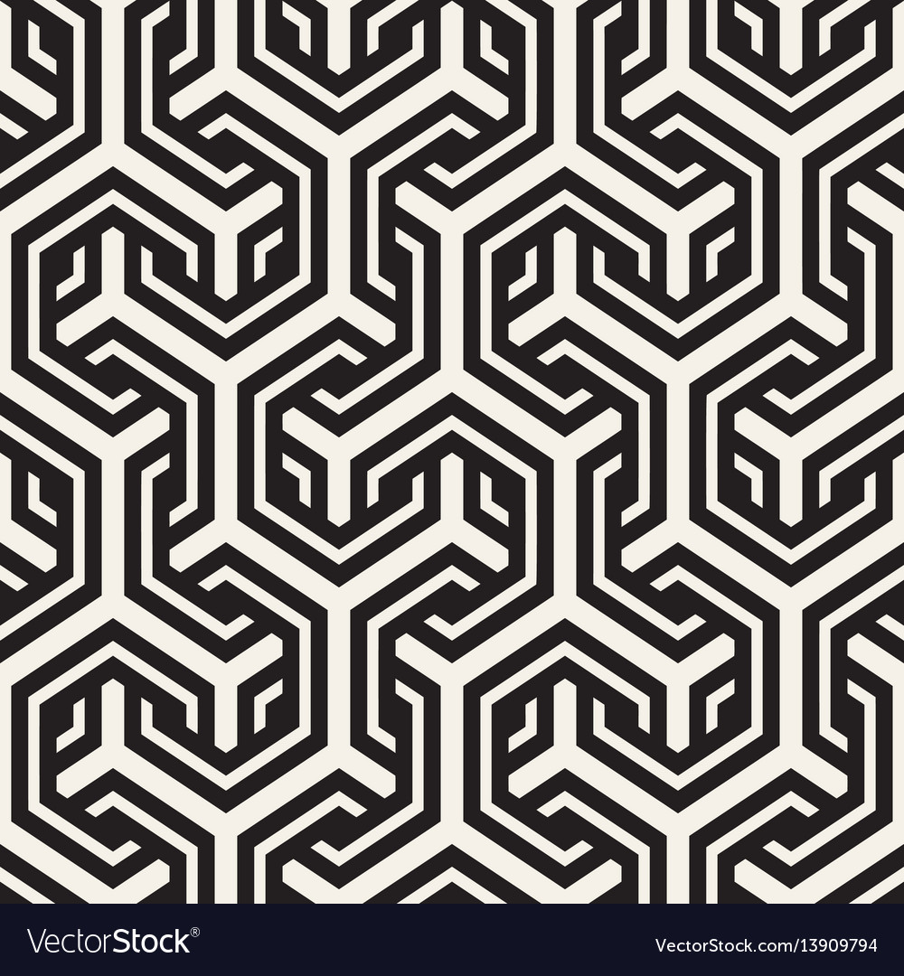 Interlaced Hexagonal Pattern