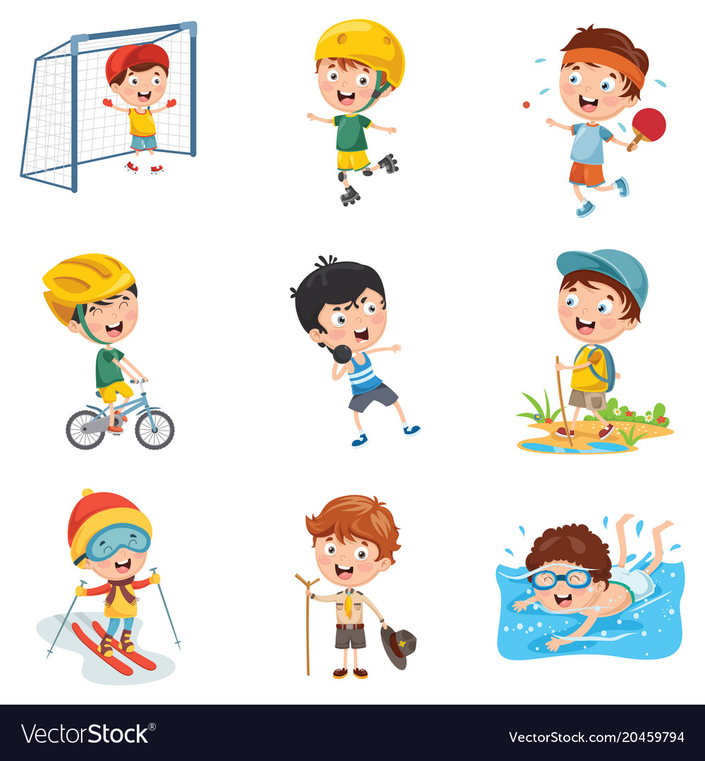 Kids making sport