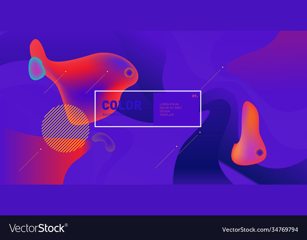 Liquid color background design fluid gradient
