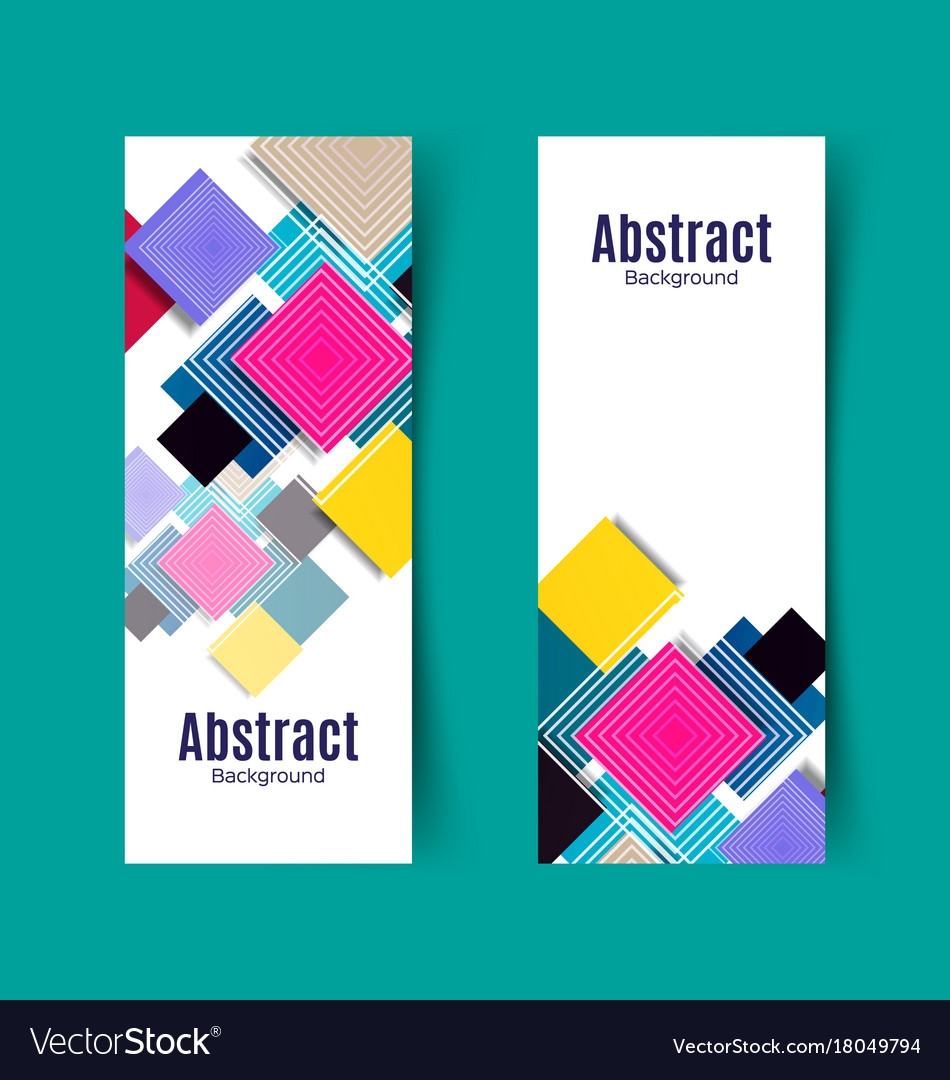 Modern Abstract Background Set