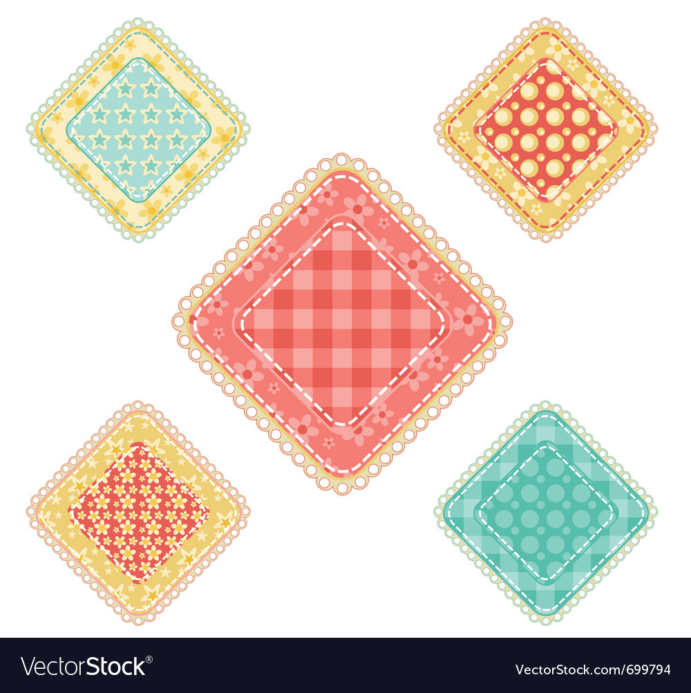 Patchwork Rhombus Pattern
