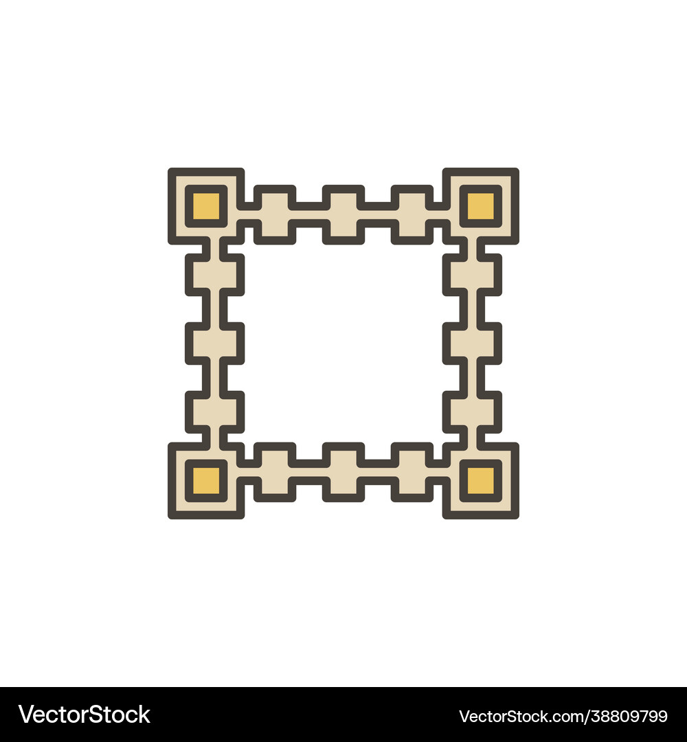 Blockchain technology concept modern Royalty Free Vector