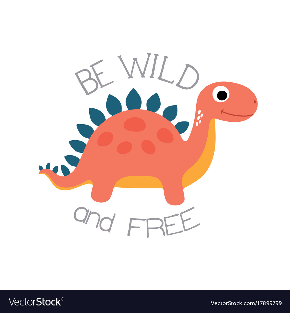 Cute dino Royalty Free Vector Image - VectorStock