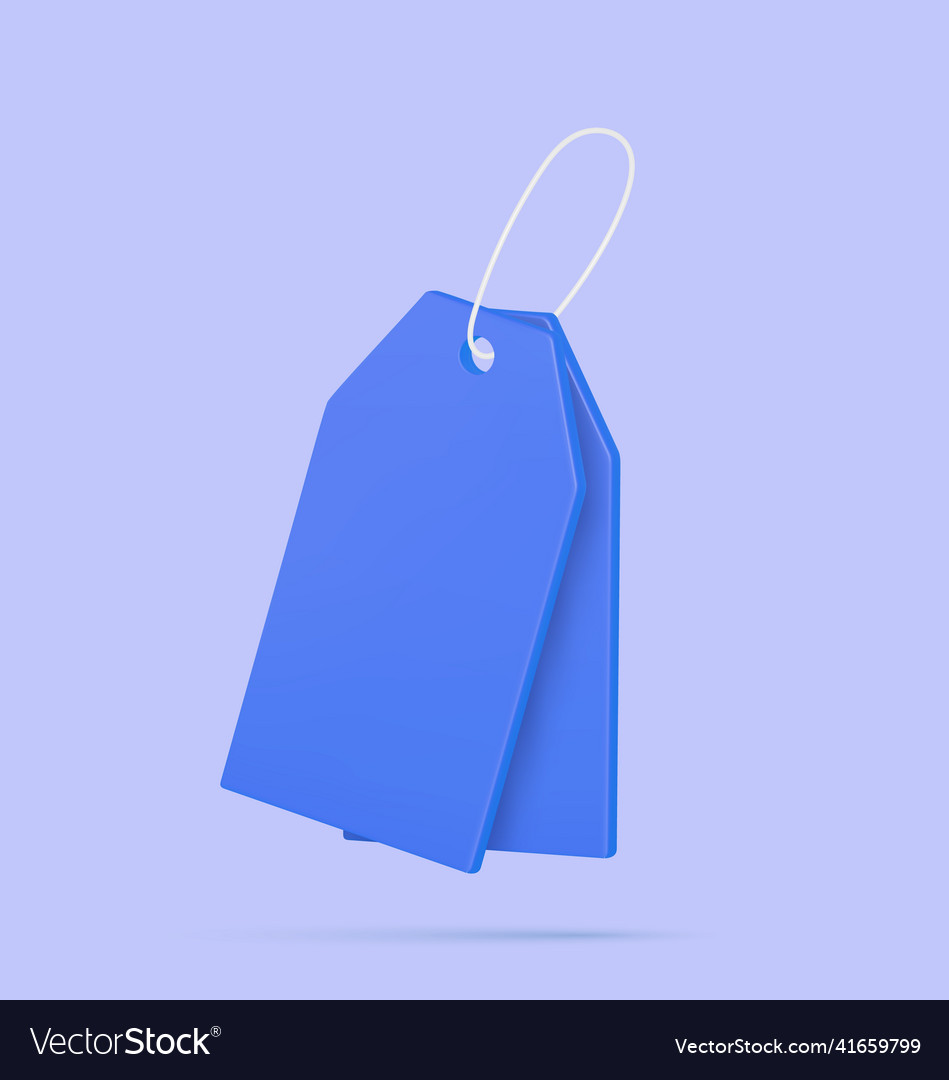 Leere Tags die durch einen String verbunden sind vector image Leere Tags die durch einen String verbunden sind