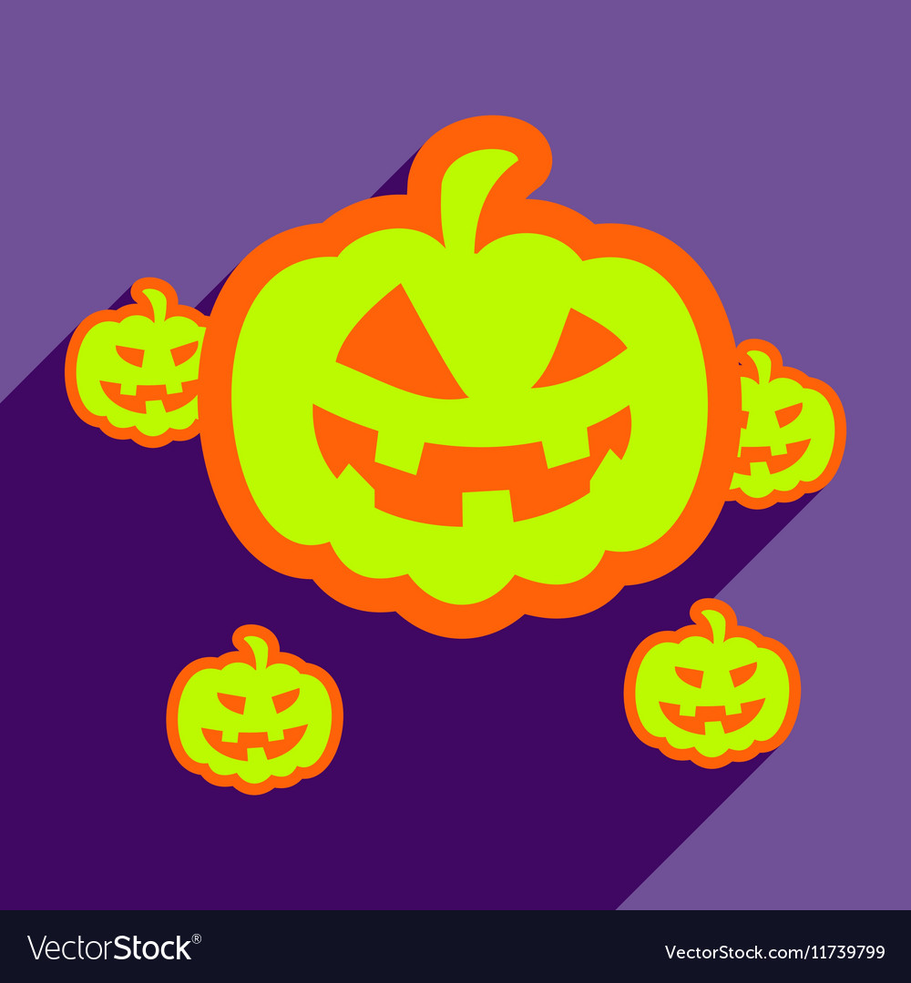 Flat with shadow icon and mobile application