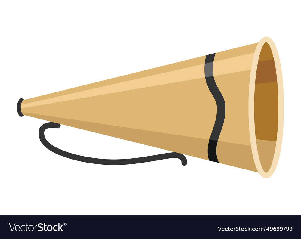 Megaphone icon amplify your message vector image Megaphone icon amplify your message