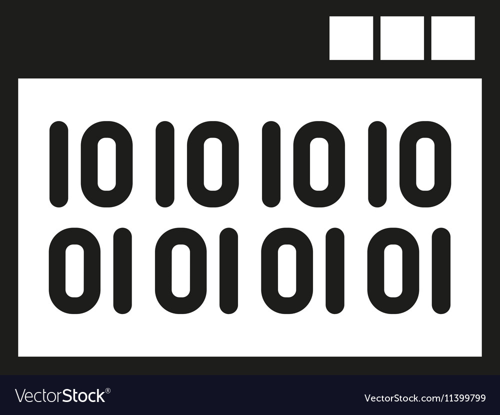 Web code icon www and browser development