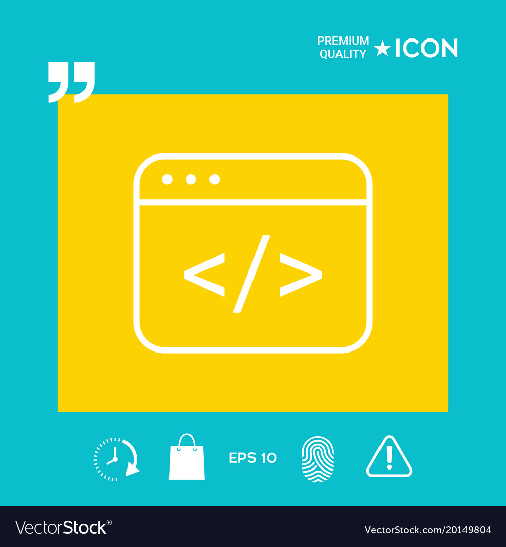 Code editor icon
