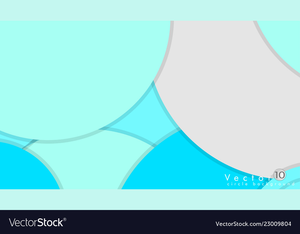 Simple and colorful circles background design vector image Simple and colorful circles background design