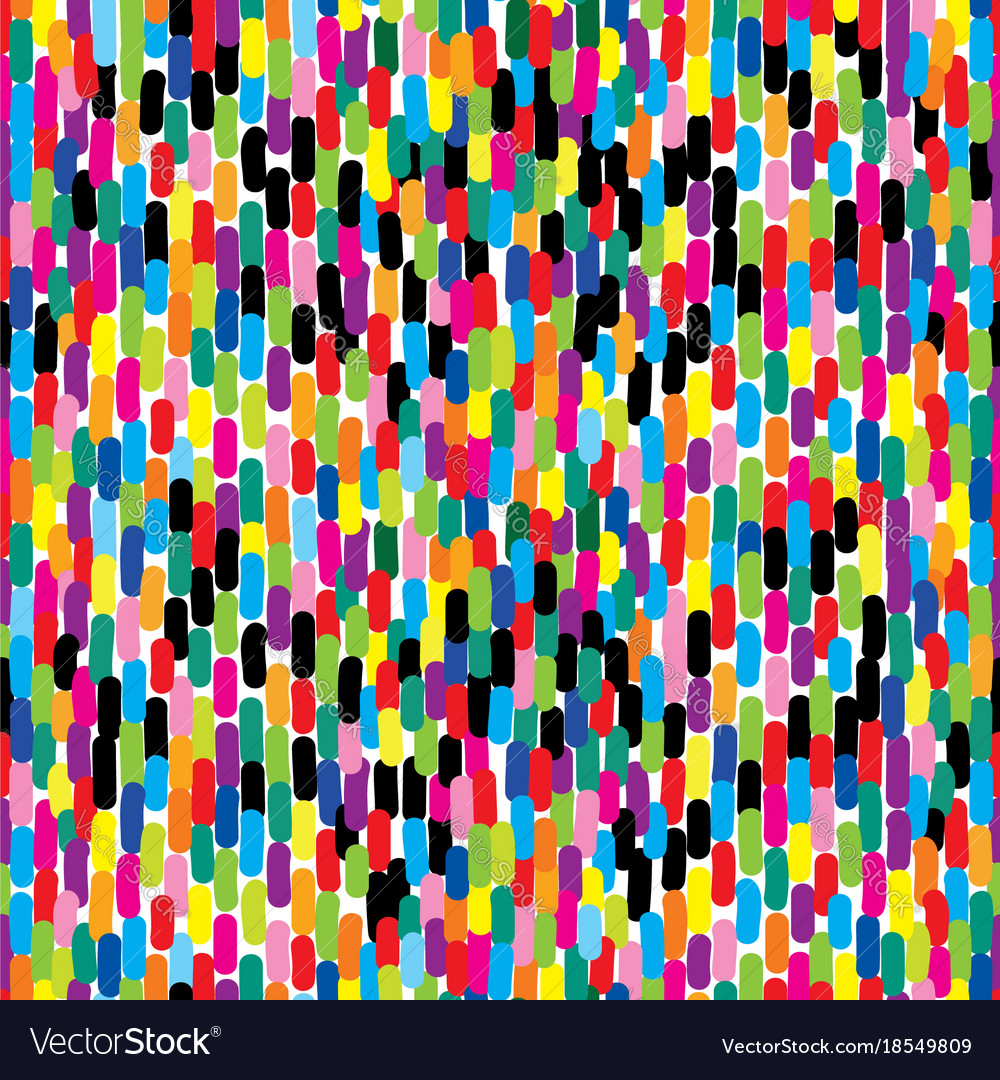 Abstract spot linear seamless pattern bloth