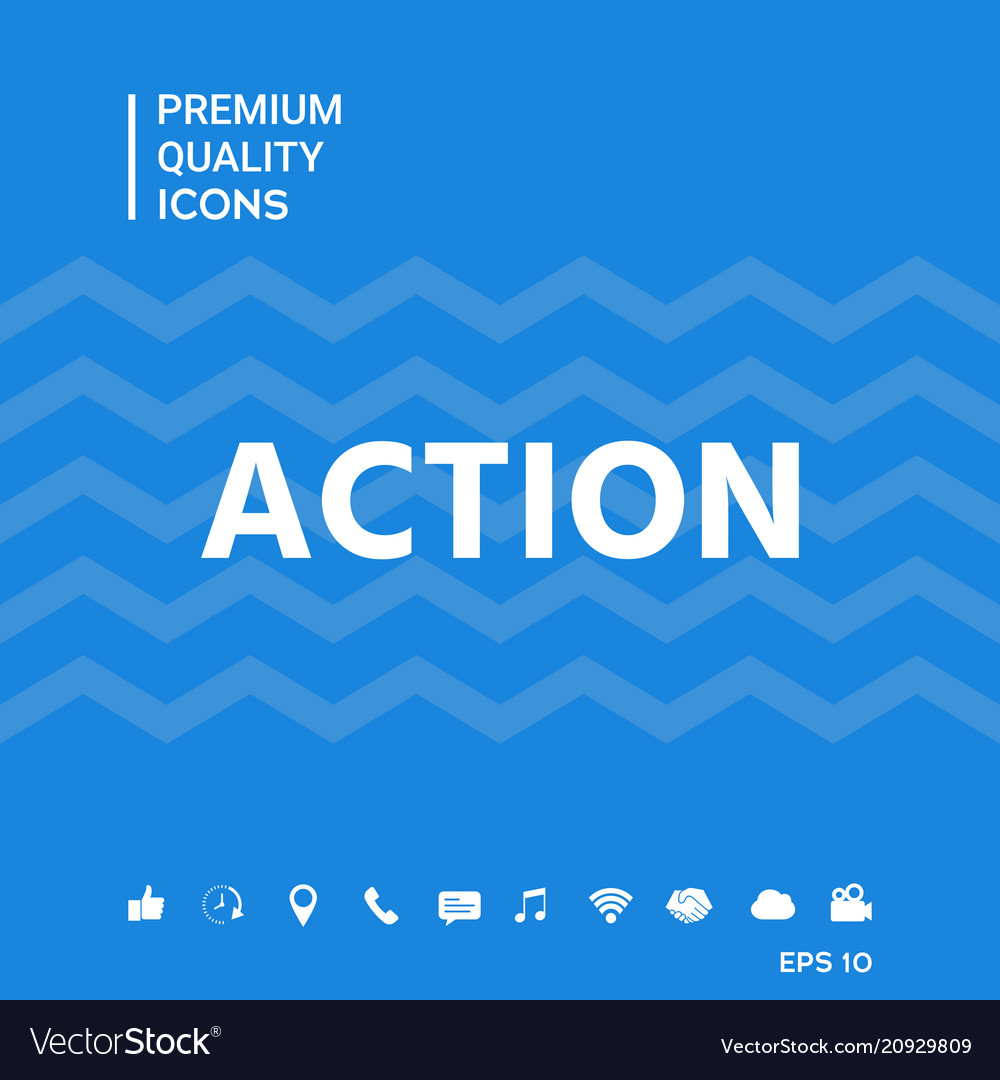 Action button symbol