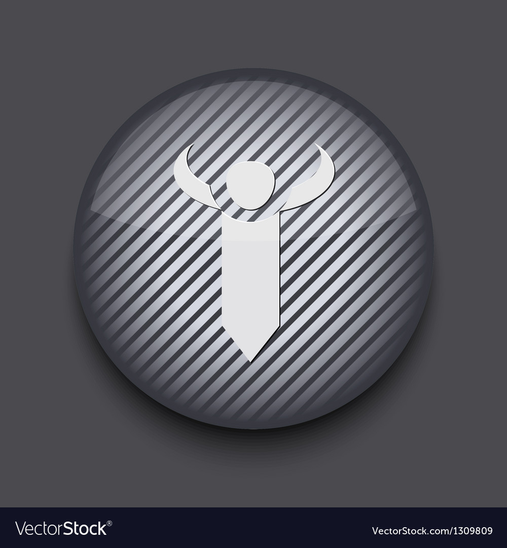 App circle striped icon on gray background eps 10