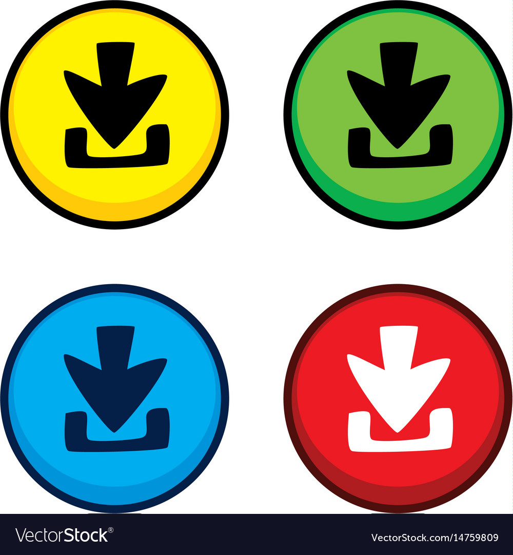 Color game asset menu icon button