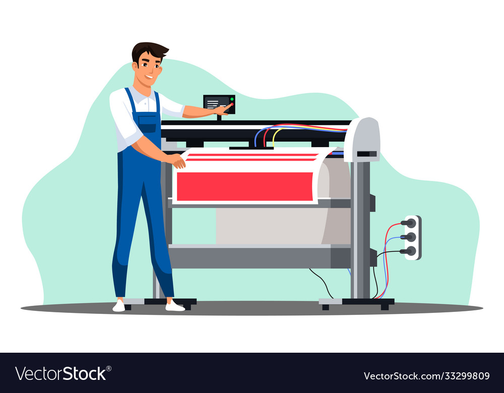 Large Format Printing Machine