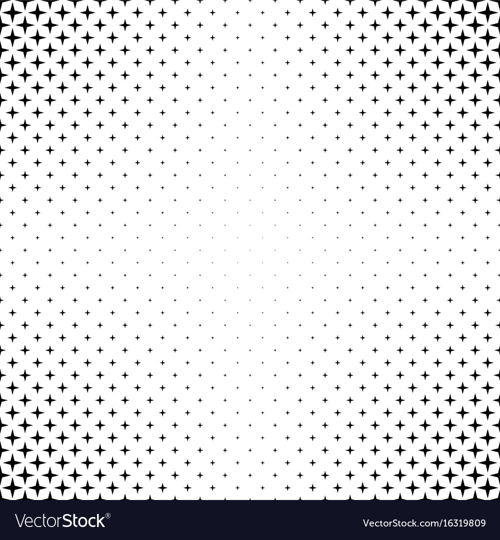 Monochrome star pattern - abstract background