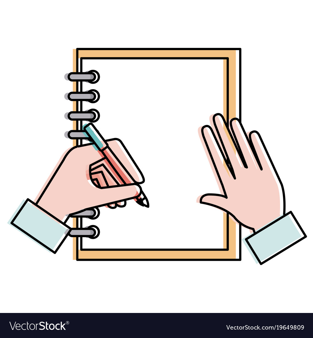 Note book with hand write