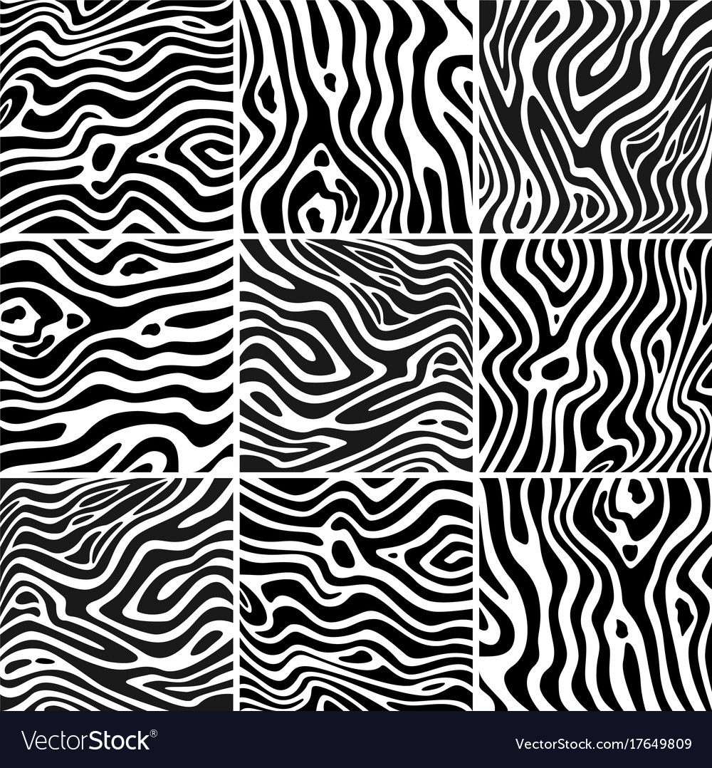 Set zebra pattern