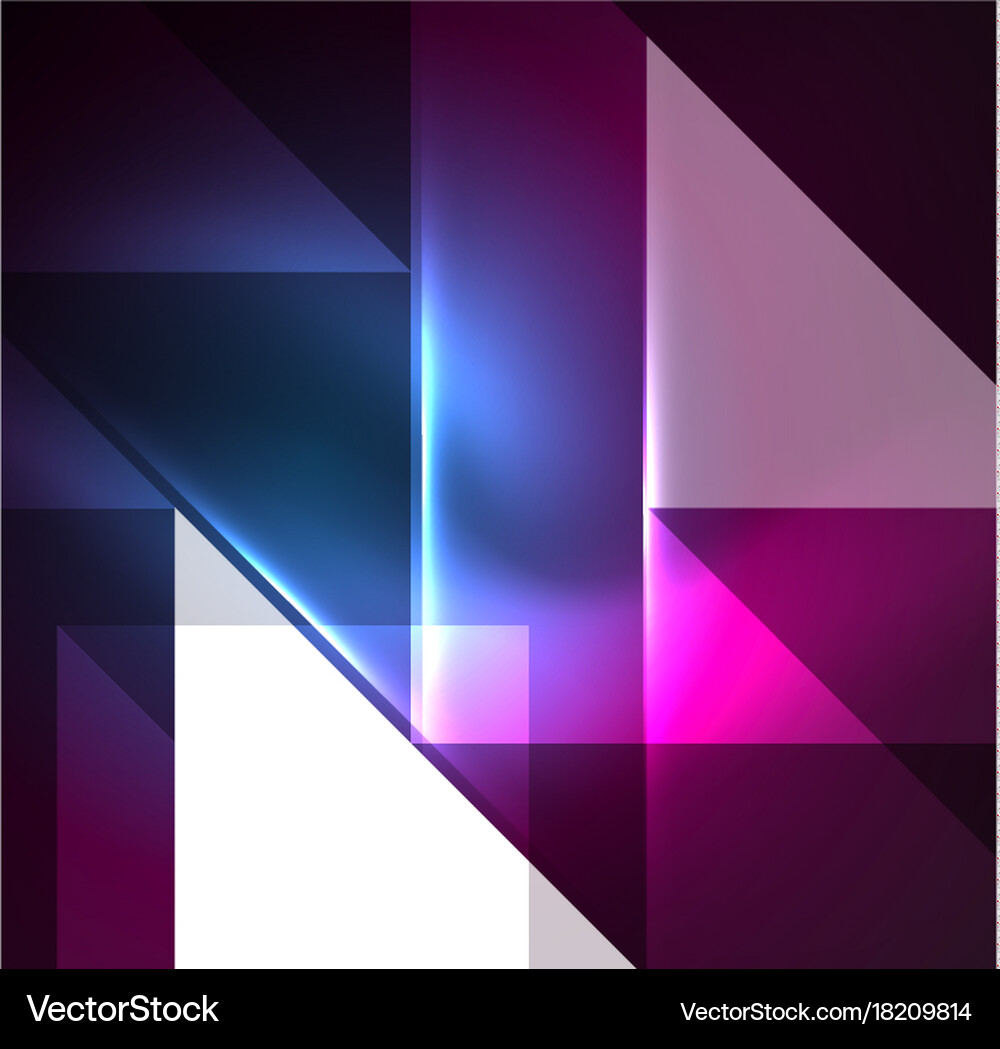 Cosmic electric background with shiny glowing Vector Image