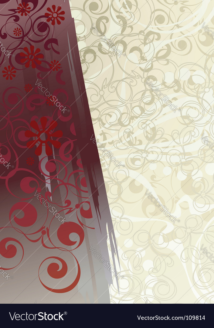 Decorative Scroll Pattern Background