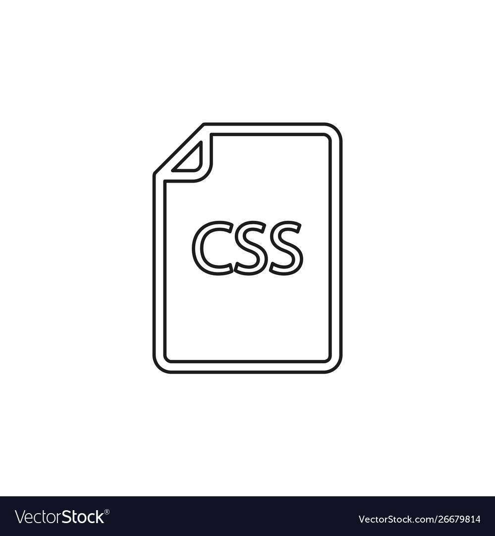 Download css document icon - file format
