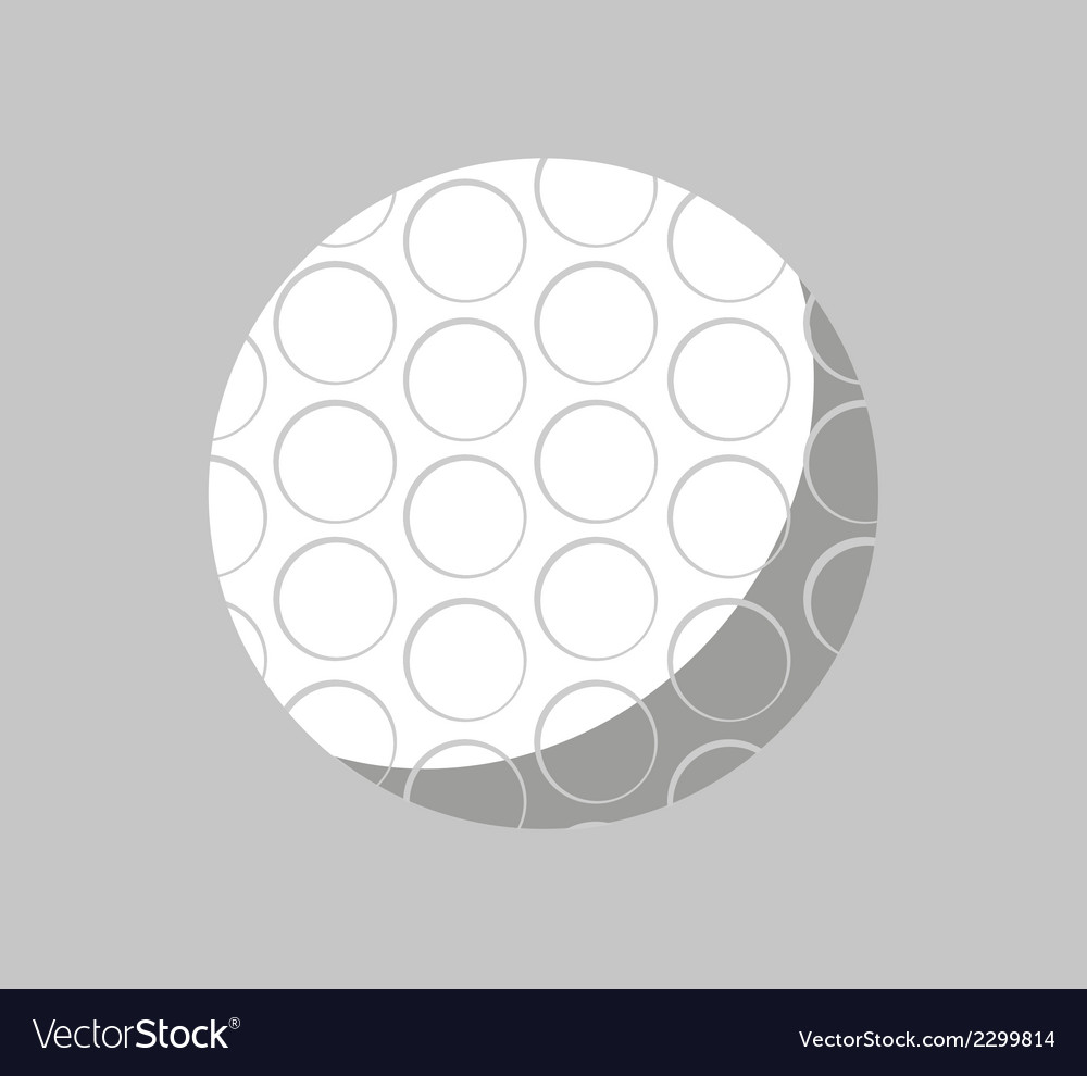 Golf icon symbol logo stock Royalty Free Vector Image