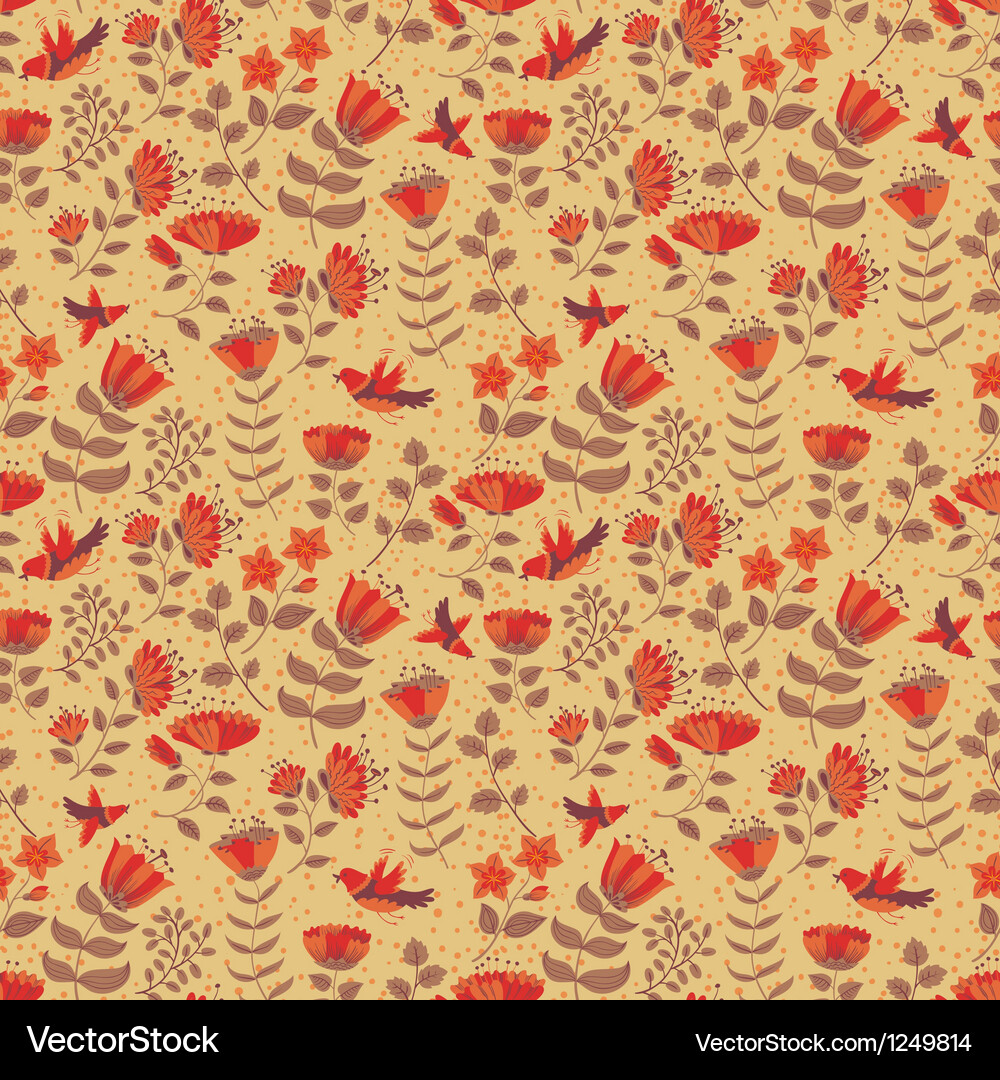 Vector Birds Patterns Pattern with birds Royalty Free Vector Image - VectorStock