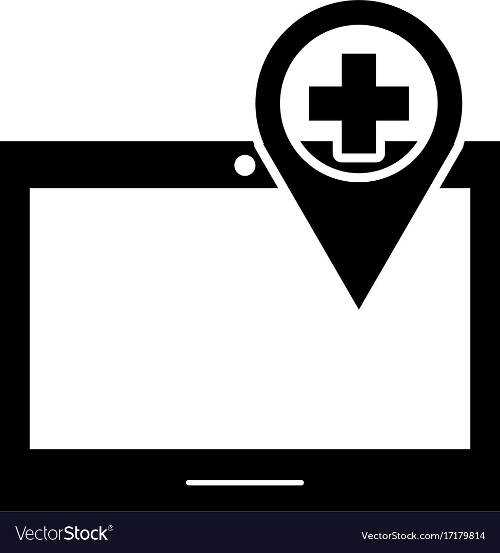 Tablet with pointer map navigation medical