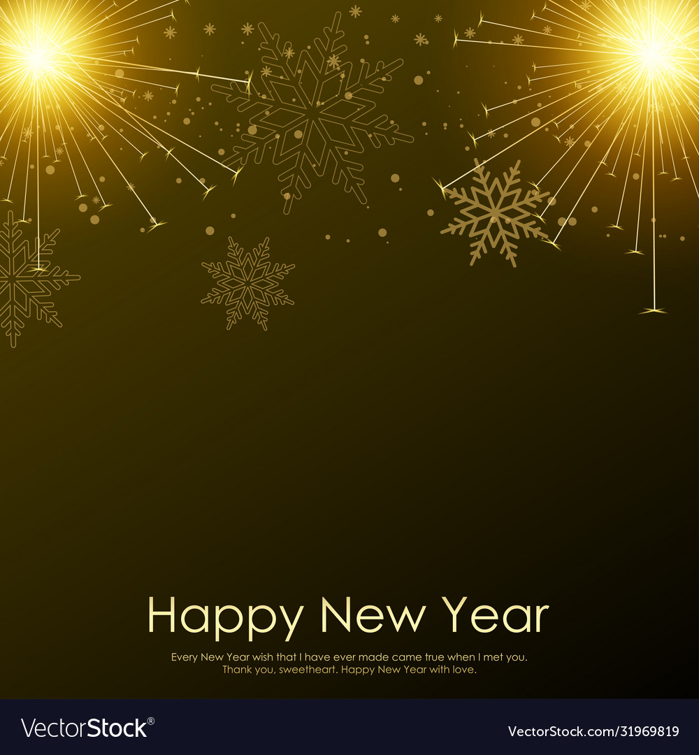 Christmas and new year background with falling Vector Image