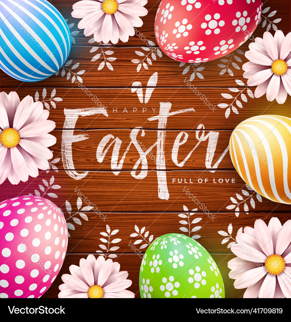 Happy easter holiday Royalty Free Vector Image