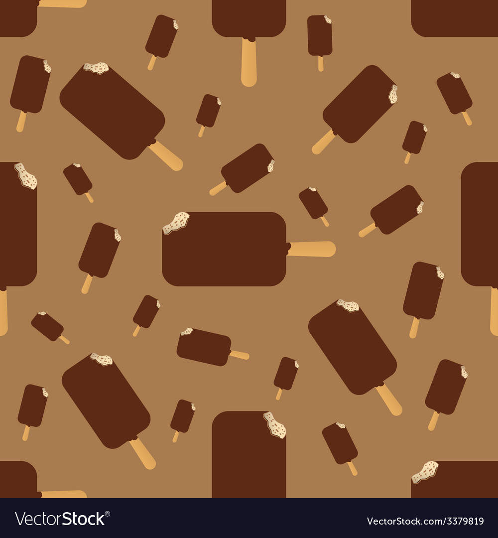 Ice cream seamless pattern