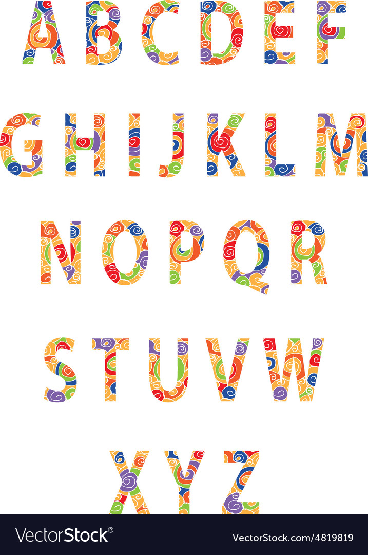 Sketch textured font