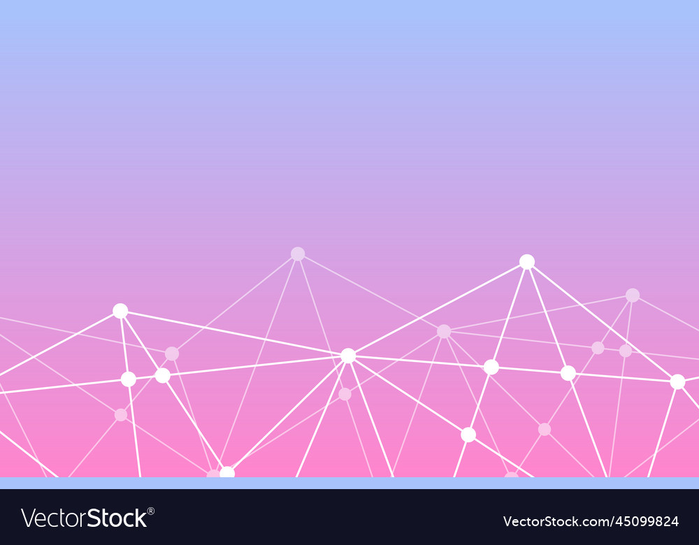 Abstract background triangle network pattern