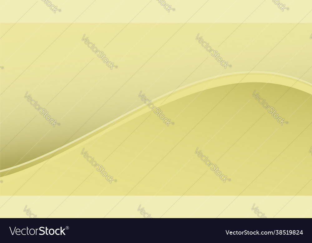 Abstract lines and curve on yellow background