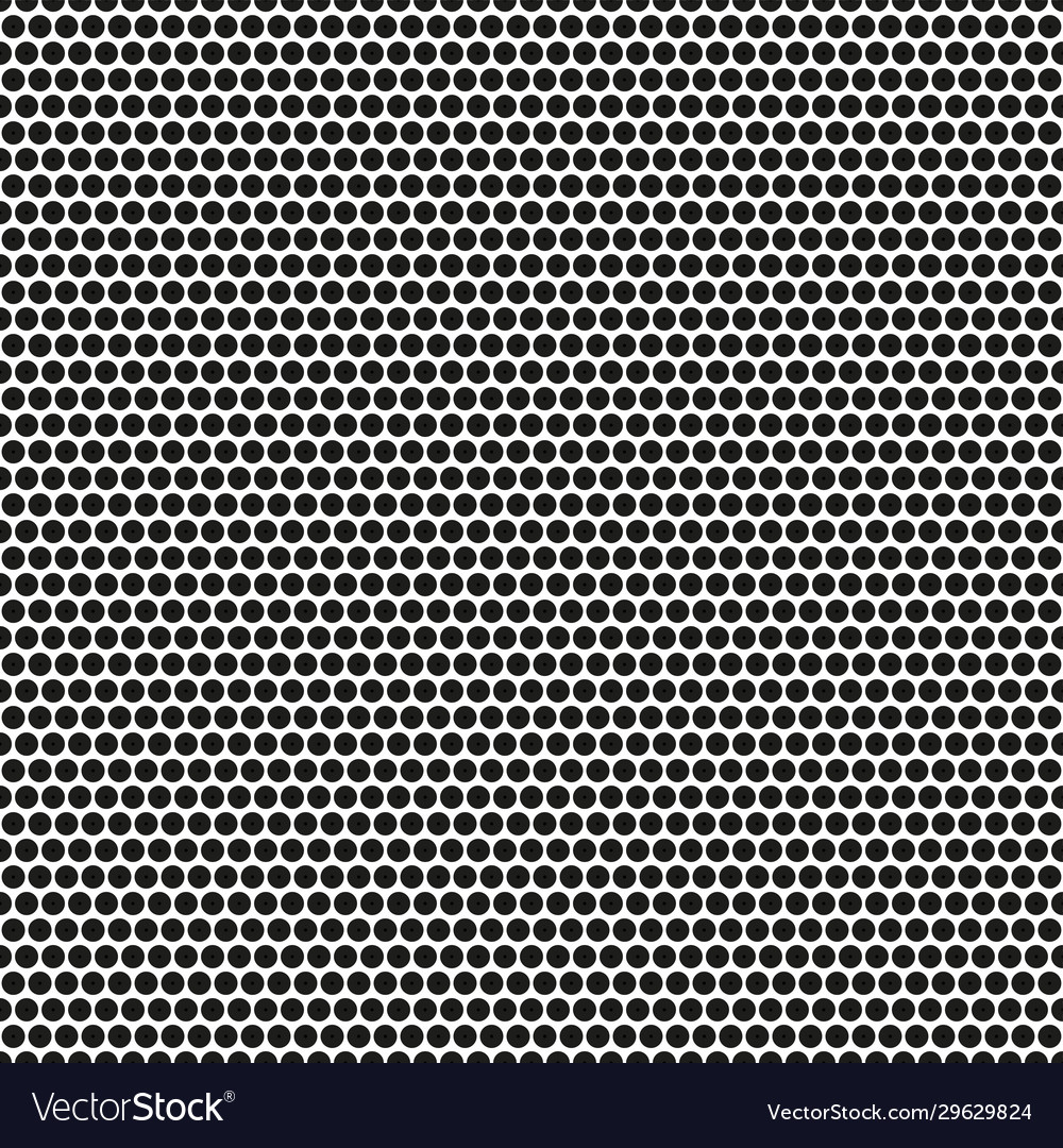Abstract seamless pattern with dots modern black